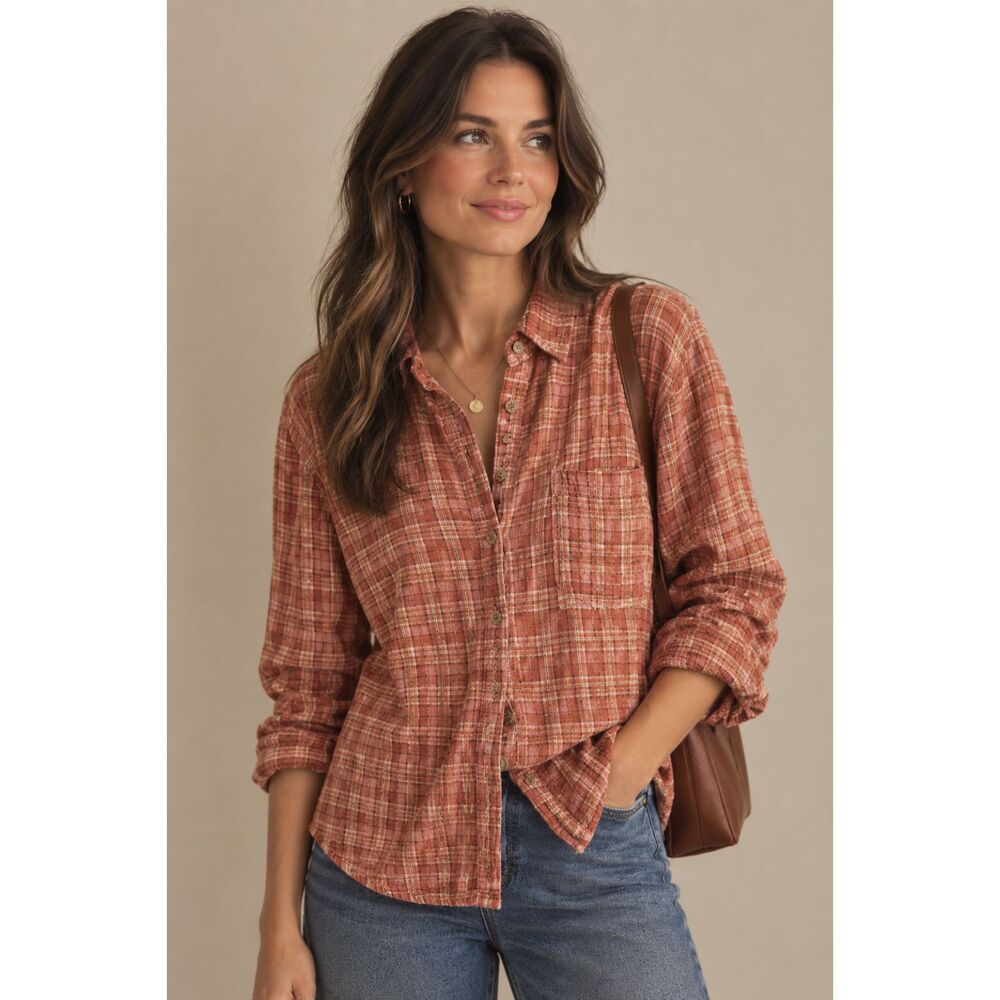 Woolrich Womens Plaid Flannel Button Down Sz S Fall Cozy Casual Preppy Everyday